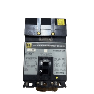 Square D 15AMP 3P 600V Cat No: FA36015