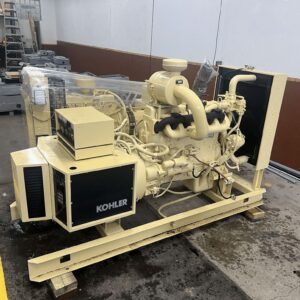 Kohler Fast Response 125 kW DIESEL genset with WHITE diesel engine package Single OR three phase configuration arrangement available